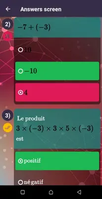 Maths test android App screenshot 2